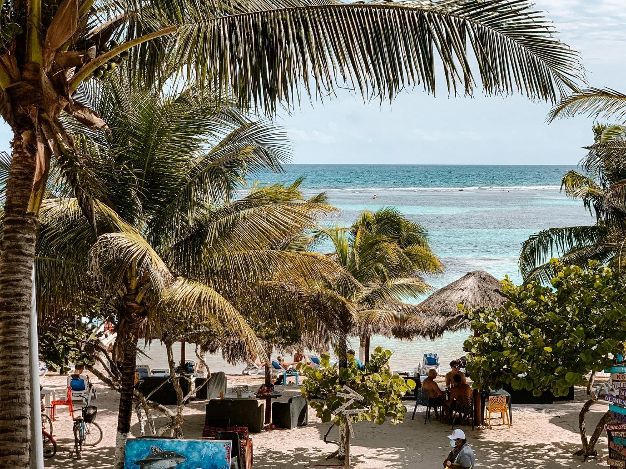 El Fuerte Beach Apartments Mahahual Ruang foto