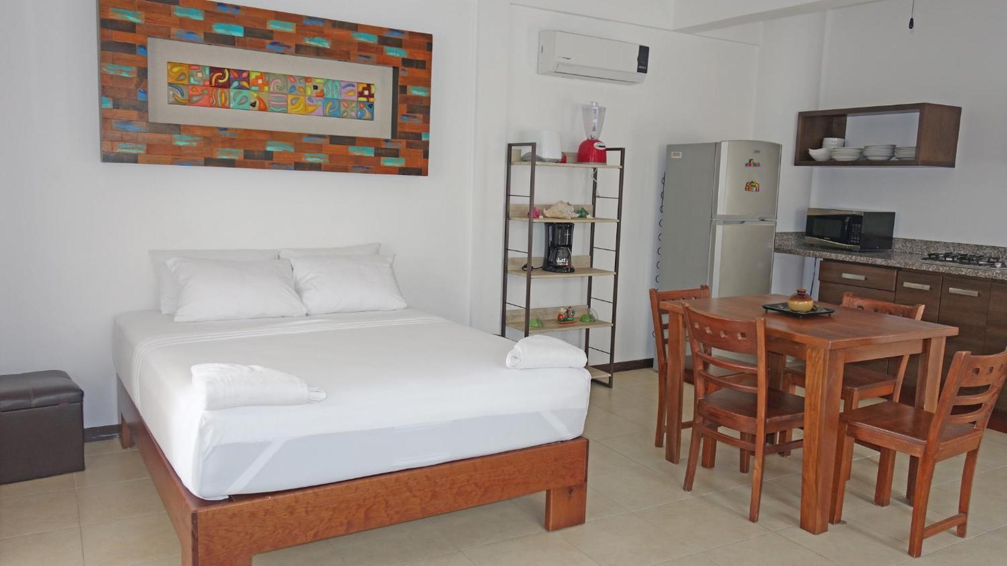 El Fuerte Beach Apartments Mahahual Ruang foto