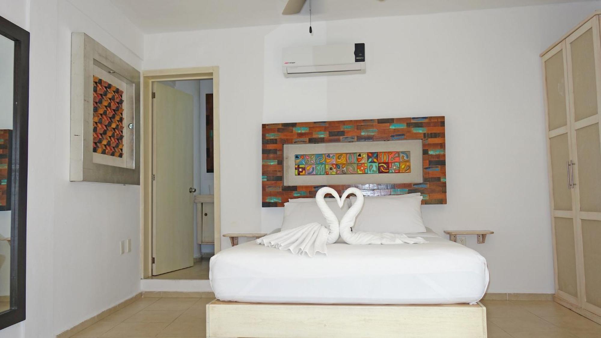 El Fuerte Beach Apartments Mahahual Ruang foto