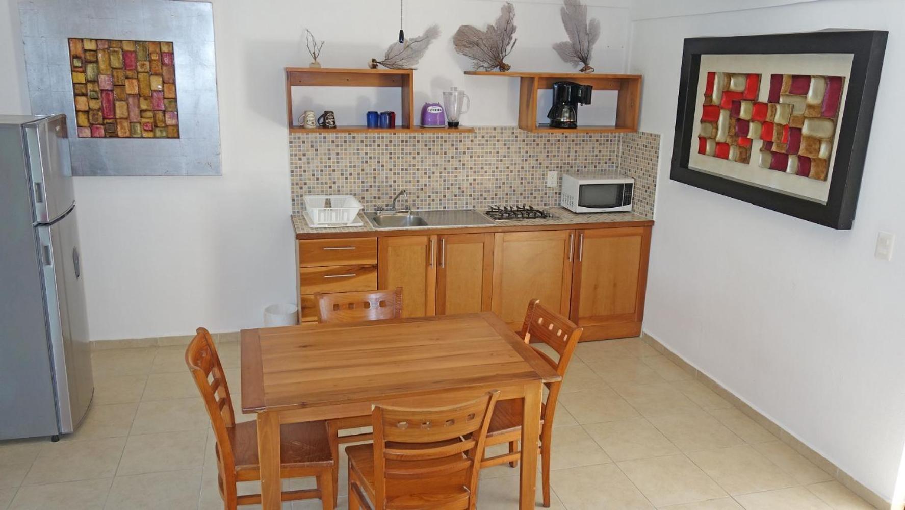 El Fuerte Beach Apartments Mahahual Ruang foto
