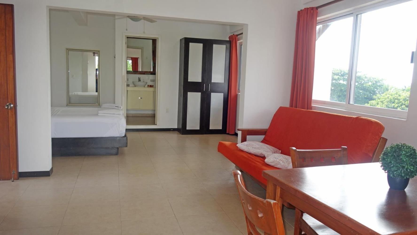 El Fuerte Beach Apartments Mahahual Ruang foto