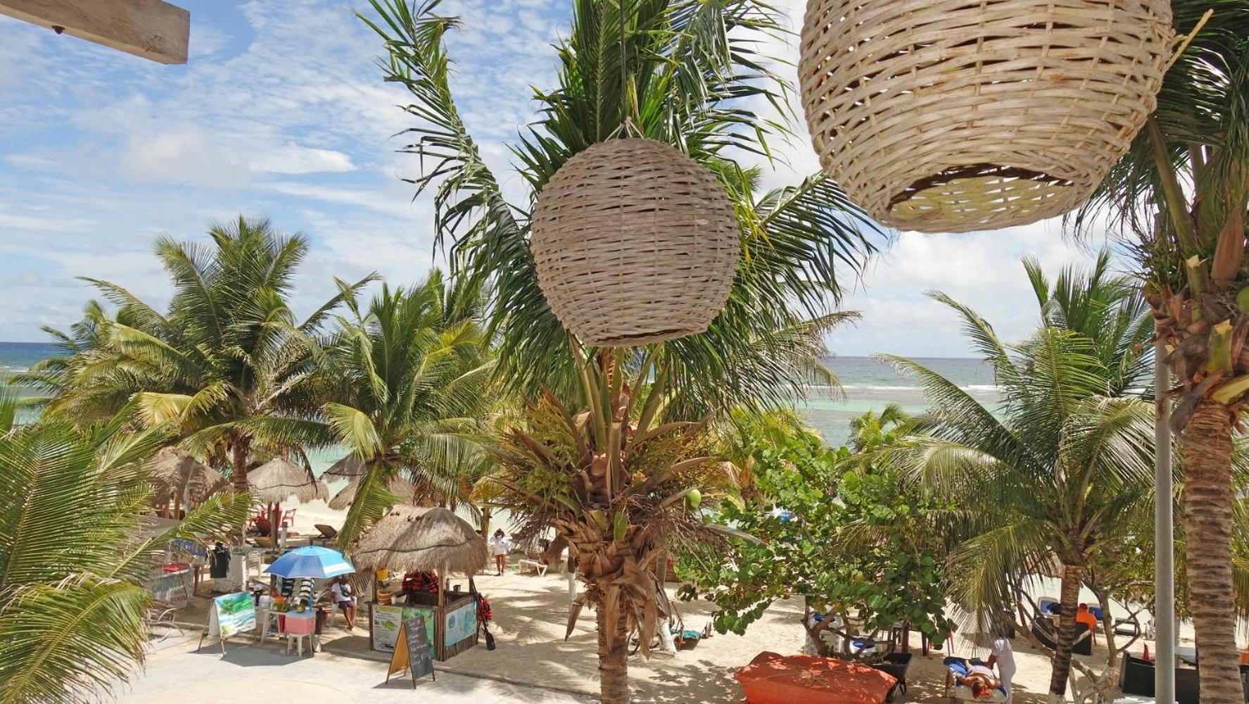 El Fuerte Beach Apartments Mahahual Ruang foto