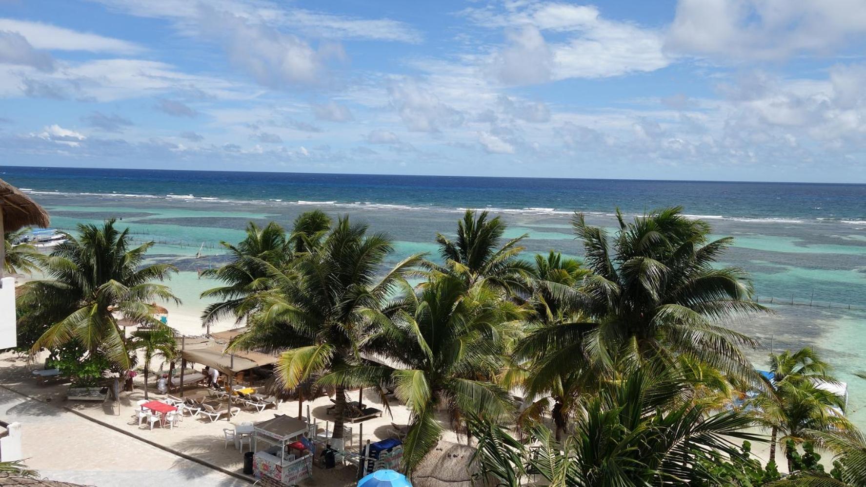 El Fuerte Beach Apartments Mahahual Ruang foto