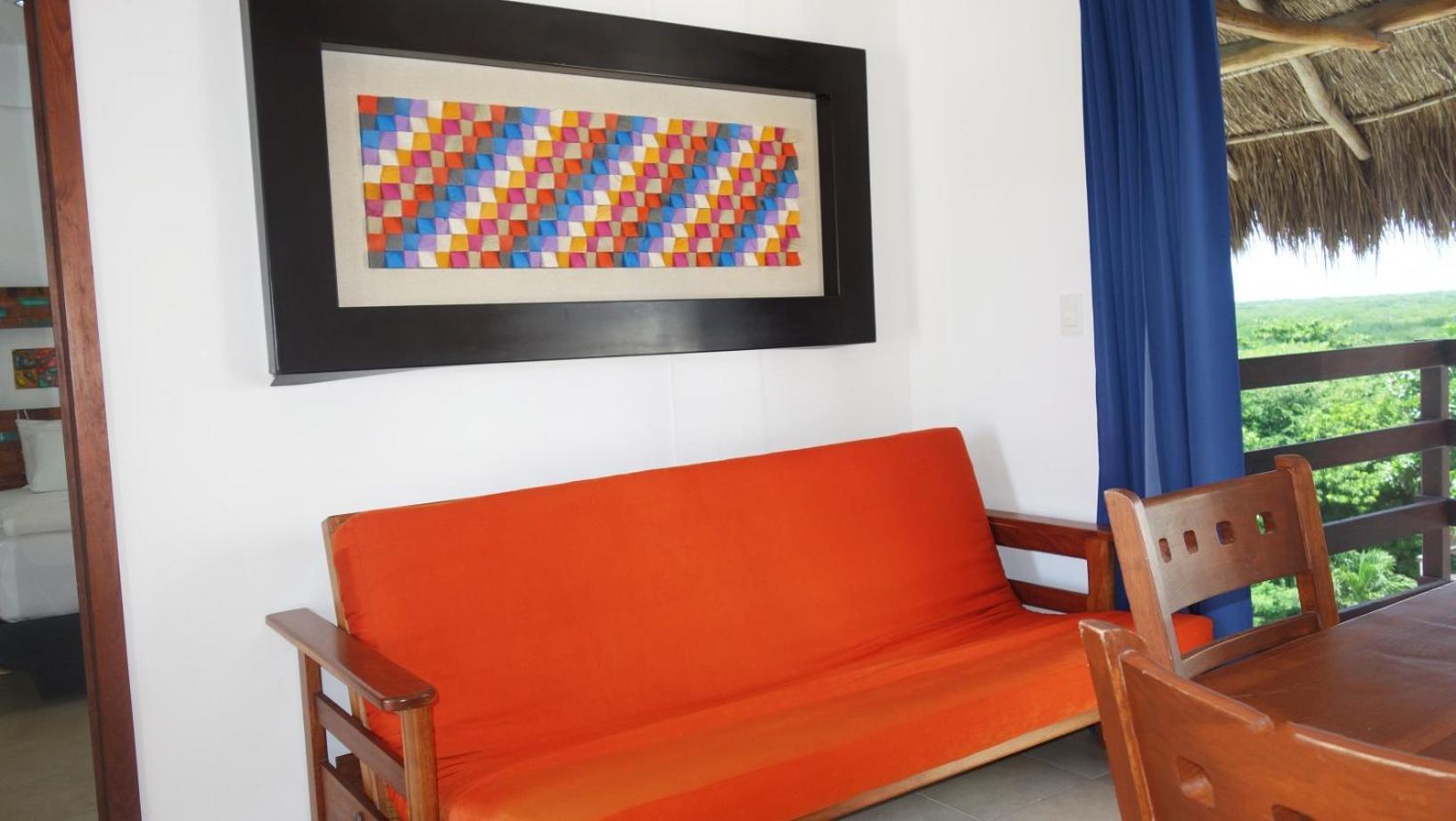El Fuerte Beach Apartments Mahahual Ruang foto