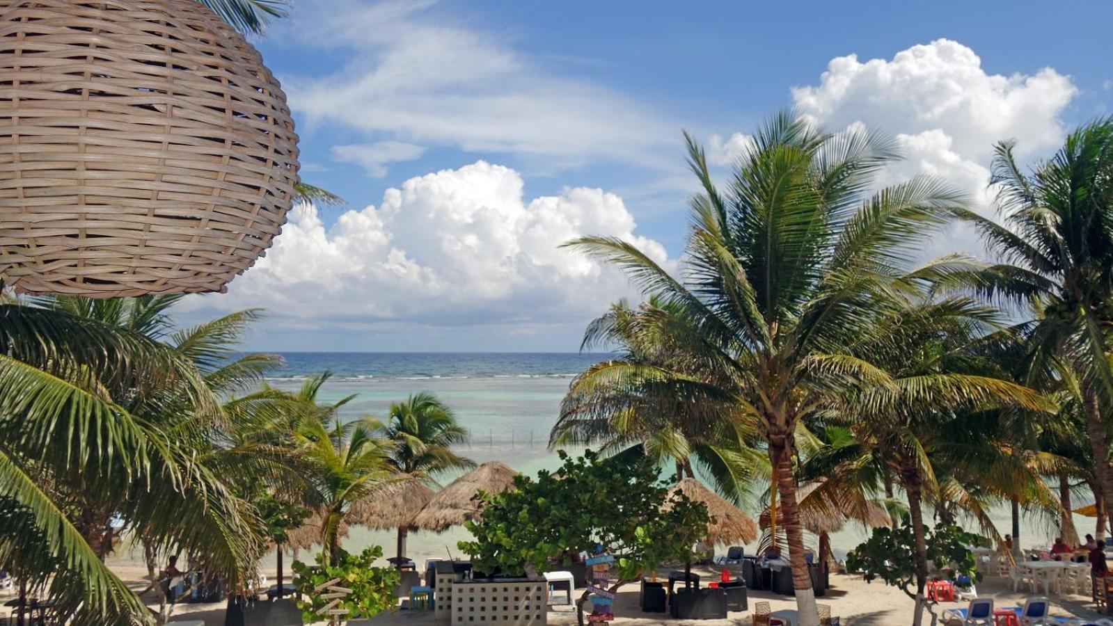 El Fuerte Beach Apartments Mahahual Ruang foto