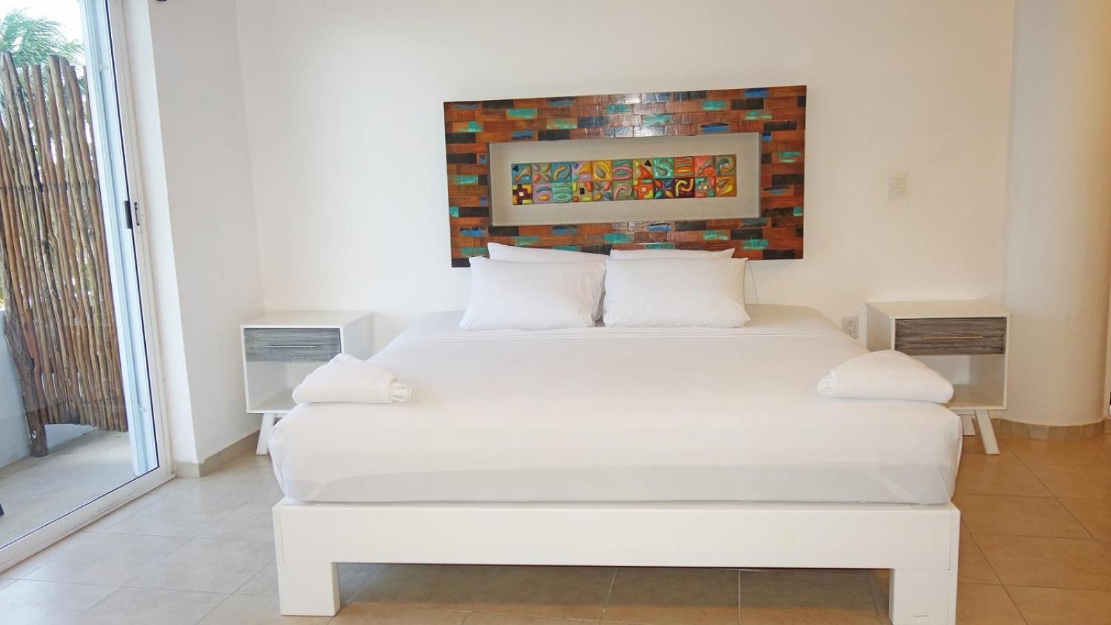 El Fuerte Beach Apartments Mahahual Ruang foto