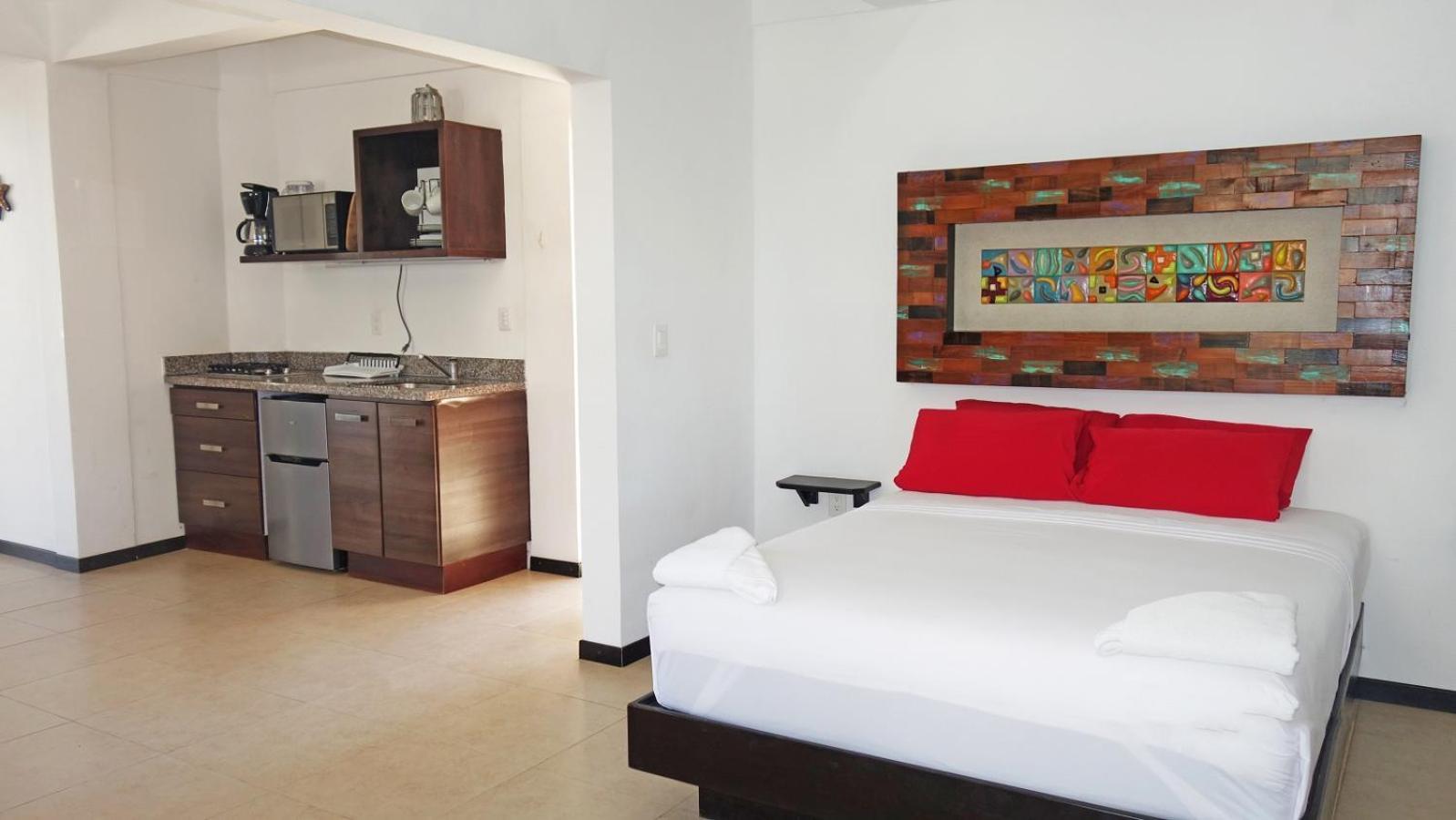 El Fuerte Beach Apartments Mahahual Ruang foto