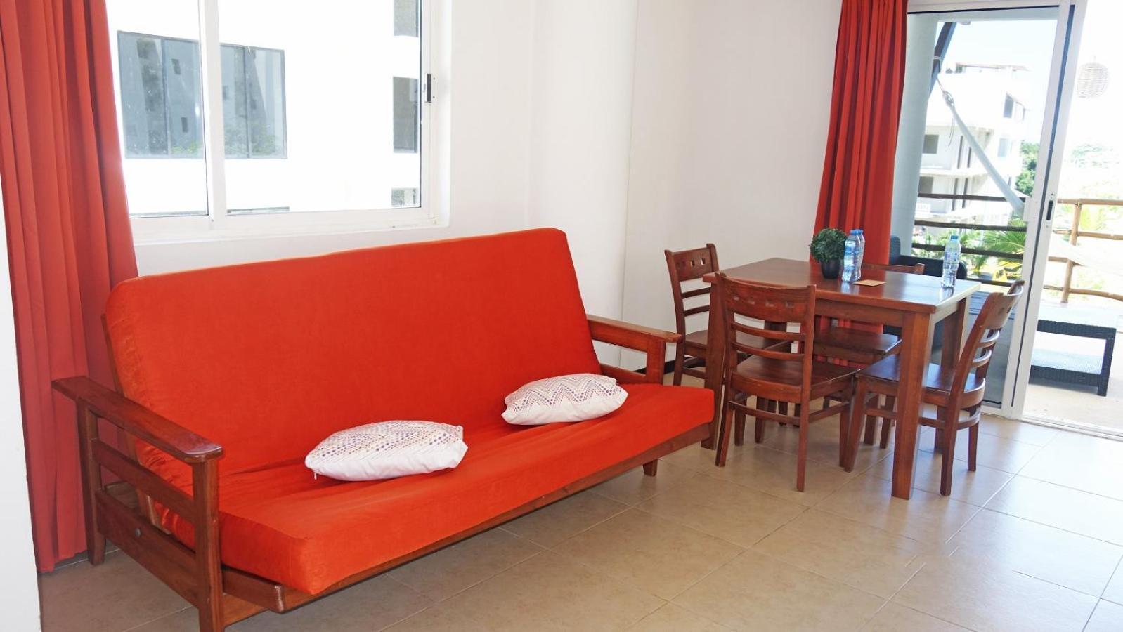 El Fuerte Beach Apartments Mahahual Ruang foto