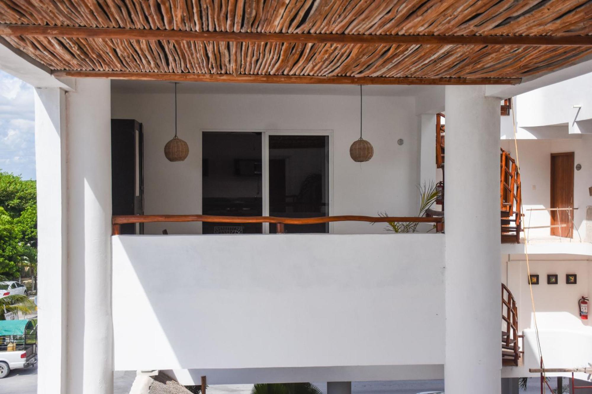 El Fuerte Beach Apartments Mahahual Ruang foto