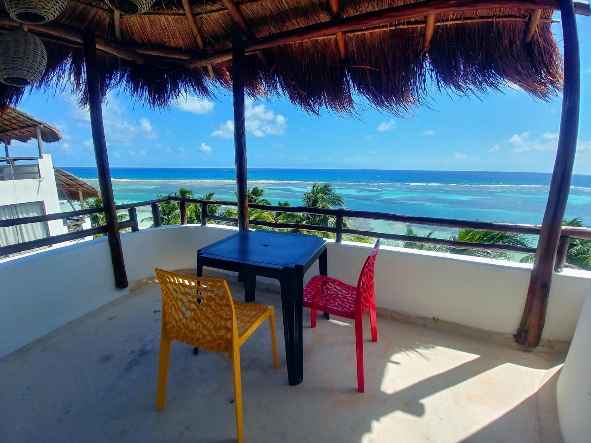 El Fuerte Beach Apartments Mahahual Ruang foto