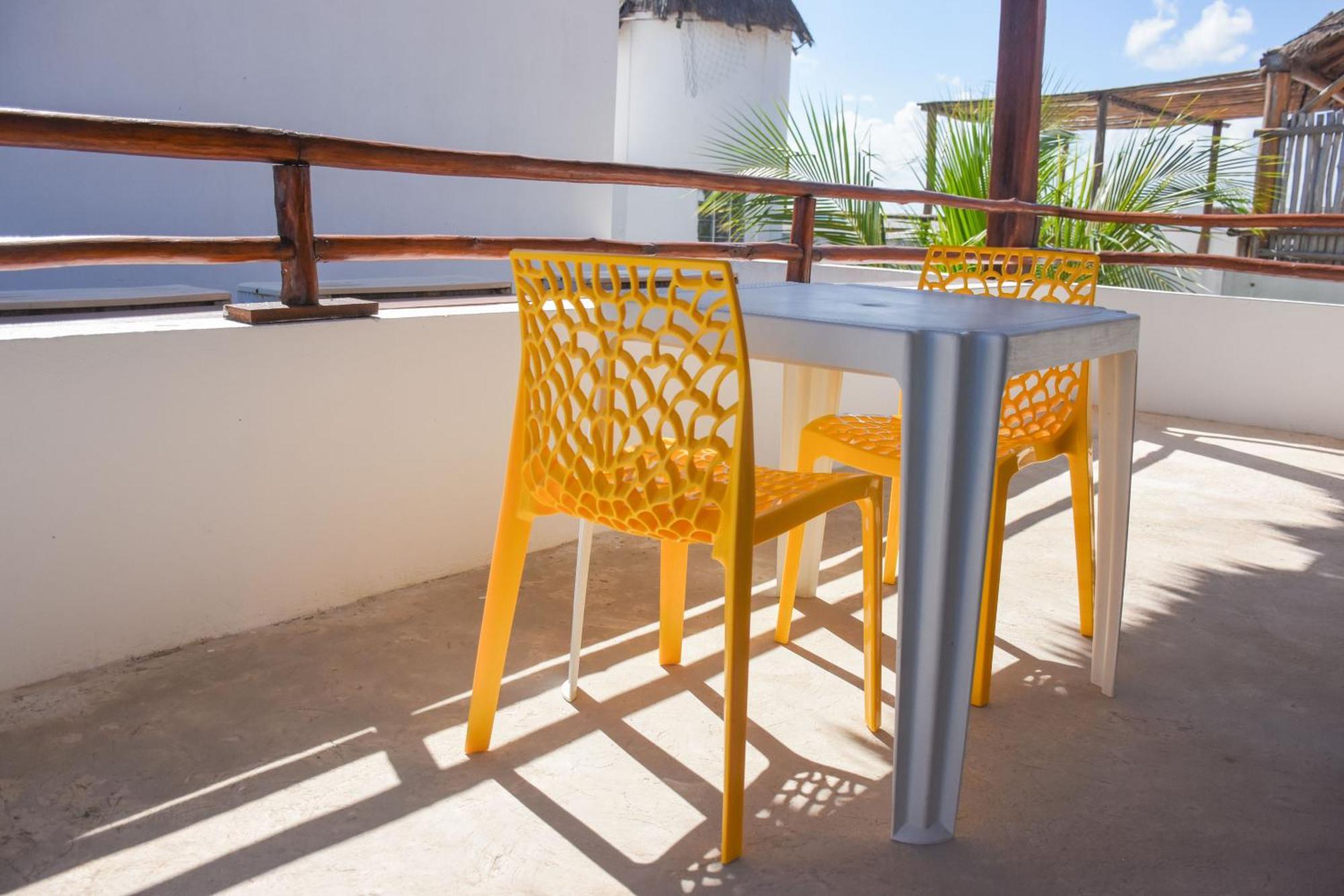 El Fuerte Beach Apartments Mahahual Ruang foto